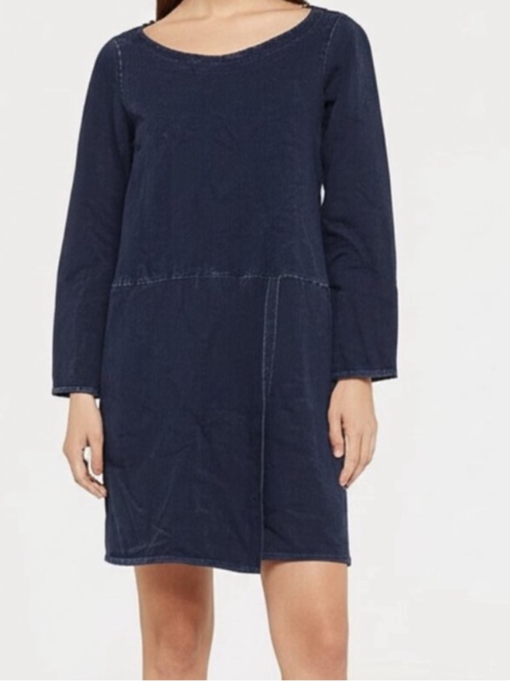 J.Jill Pure Jill Indigo long sleeve dress size Large